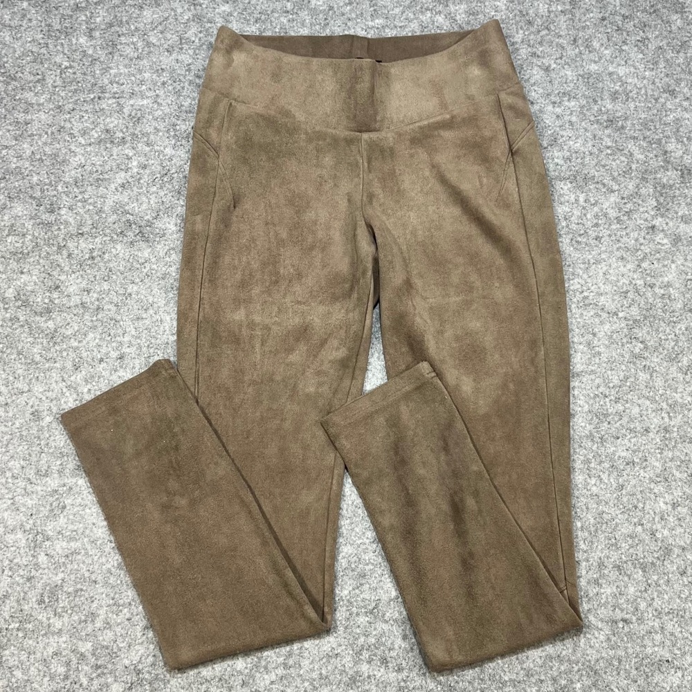 Copper Key Faux‎ Suede Stretch Leggings Brown Size Medium